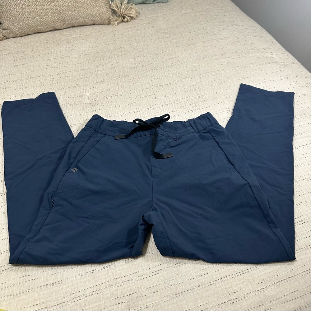 Figs Pro Women's Deep Navy Skinny Drawstring Scrub Pants